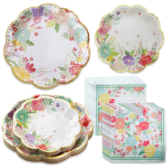 Kate Aspen&#xAE; Garden Blooms Party Tableware Set
